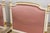 Mid-Century Louis XVI Twin Bed Frames, Pink Silk, Painted Wood, 1940 For Sale - Image 10 of 18