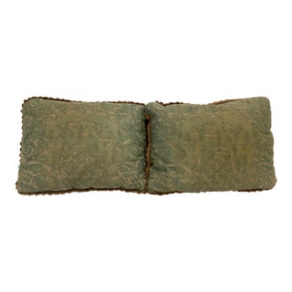 Pair of 1980s Fortuny Throw Pillows For Sale