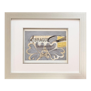 Braque Lithograph 4 Galerie Maeght 1959 Framed