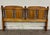 Wood Vintage King Size Oak Panel and Spindle Headboard For Sale - Image 7 of 8