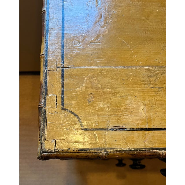 Antique 19th Century Regency Carved and Painted Faux Bamboo Chest of Drawers, England Circa 1830 For Sale - Image 15 of 18