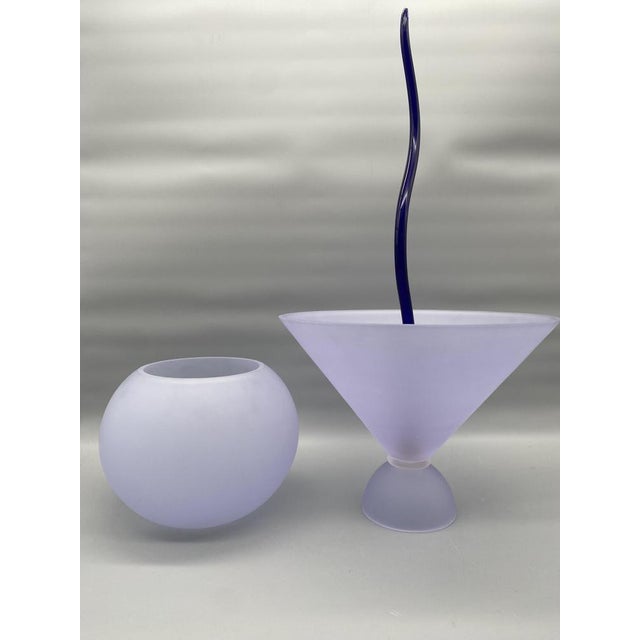 Postmodern Murano Glass Morimono Vase by Andrea Anastasio for Memphis Milano, 1990s For Sale - Image 3 of 16