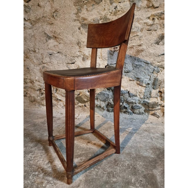 Antique French Beechwood Chair, Early 1900s For Sale - Image 16 of 17