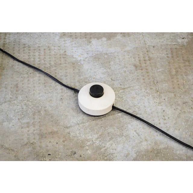 Metal Italian Floor Lamp in Glass, Iron and Marble, 1970s For Sale - Image 7 of 8