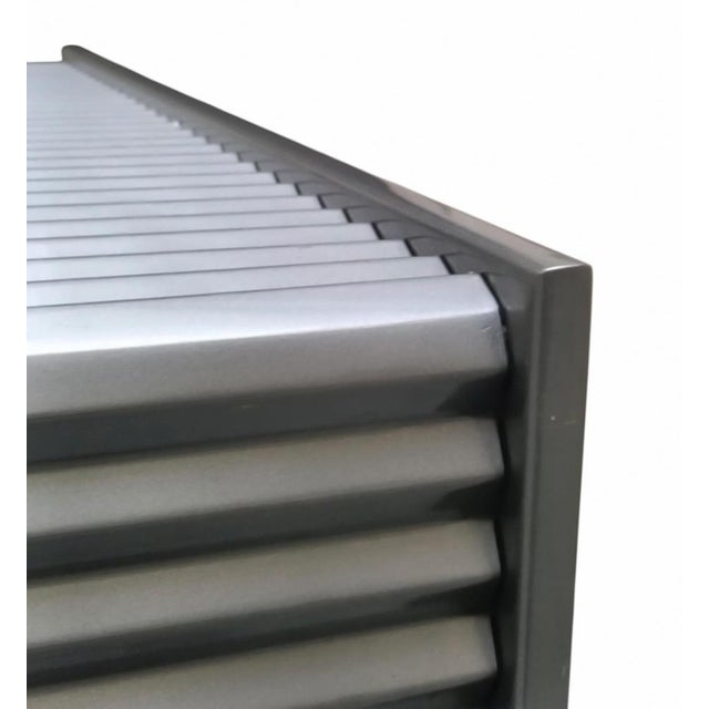 1990s Rotating Metal Console Table, Italy, 1990s For Sale - Image 5 of 8