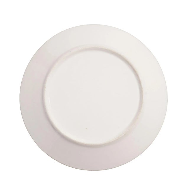 Late 18th Century Set of Five Bourbon Sprig Paris Porcelain Tea Plates by Charles Field Haviland, C. 1790 For Sale - Image 5 of 18