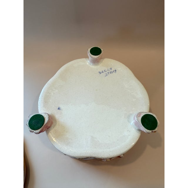 Ceramic Vintage Italian Capodimonte Porcelain Lidded Box For Sale - Image 7 of 7