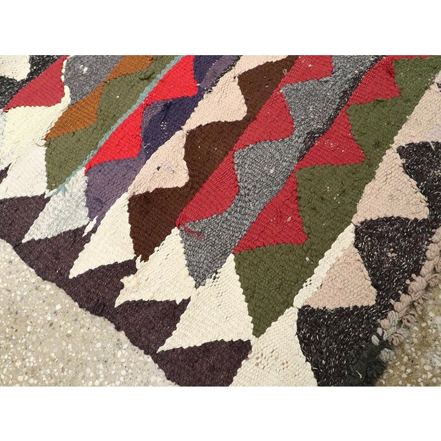 Black Galerie Shabab Collection Mid-20th Century Persian Flatweave Kilim Rug For Sale - Image 8 of 9