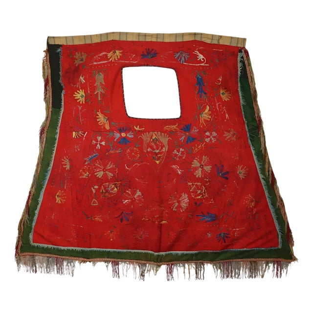 Embroidered Bukhara Suzani Horse Blanket, 1890s For Sale