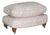 Serpentine Front Feather Filled Cushion Top Ottoman, 2010 For Sale