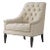 Traditional Tufted Armchair For Sale