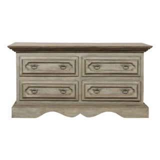 Large Painted Chest of Four Drawers For Sale
