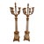 Pair of Early 20th Century Empire Style Bronze and Crystal Candelabra For Sale