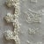 French Country 42 X 45 Vintage Lace Floral Tablecloth Table Cover White Victorian Edwardian Traditional For Sale - Image 3 of 7