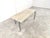 Vintage Travertine and Chrome Coffee Table, 1970s For Sale - Image 10 of 10