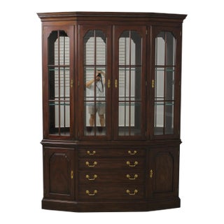 Henkel Harris 2363 Mahogany 2 Piece China Cabinet For Sale