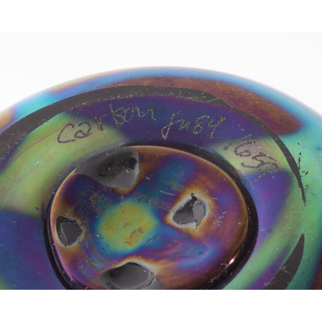 Donald Carlson Signed Art Glass Vase Chairish