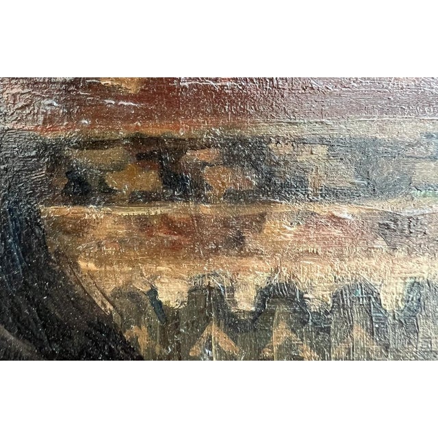 Charles Alexandre Mairet, Portrait de jeune femme, Oil on Cardboard, Framed For Sale - Image 6 of 12