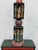 Black Antique Rajasthani Wood Carved + Hand Painted Charpai/Bed Post For Sale - Image 8 of 12