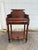 Antique 19th Century Early American Empire Style Mahogany One Drawer Wash Stand Side Table. It features mahogany two-tier...