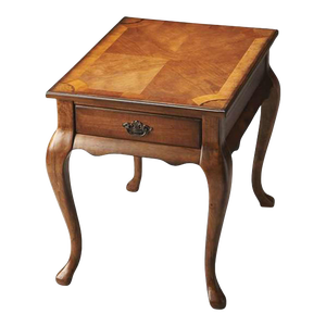 Grace End Table, Medium Brown