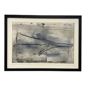 Curt Asker (1930-2015), Abstract Etching, 2/3, Eye Catching, Signed