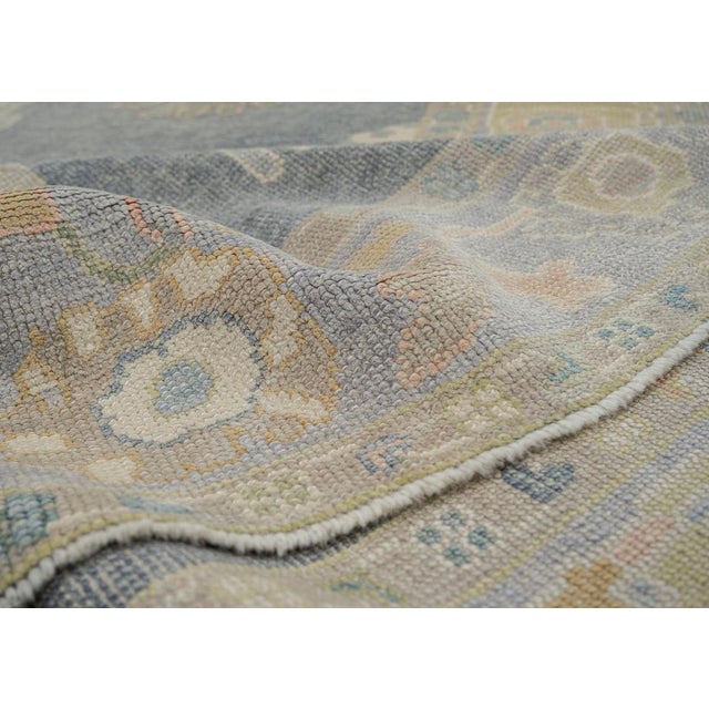 2010s Turkish Oushak Rug 3'10" x 11'5" For Sale - Image 5 of 10