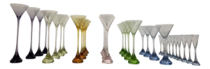 Bouquet Service for 12 People from Baccarat, 1971, Set of 42