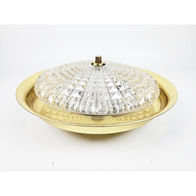 Ceiling Lamp by C. Fagerlund for Orrefors, 1970s For Sale - Image 3 of 11