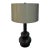 Currey & Co Hammered Gourd Bronze Lamp For Sale
