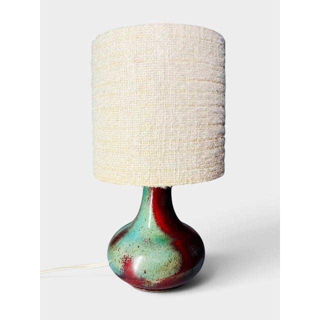 Vintage Ceramic Lamp from Rheinfelden, Switzerland, 1960s For Sale - Image 6 of 6