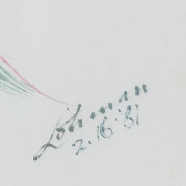 Paint Calligraphic Nothern Bobwhite - Robert Lohman, C. 1981 For Sale - Image 7 of 8