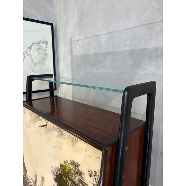 Mid-Century Modern Mobile Bar by Vittorio Dassi, 1950s For Sale - Image 3 of 8