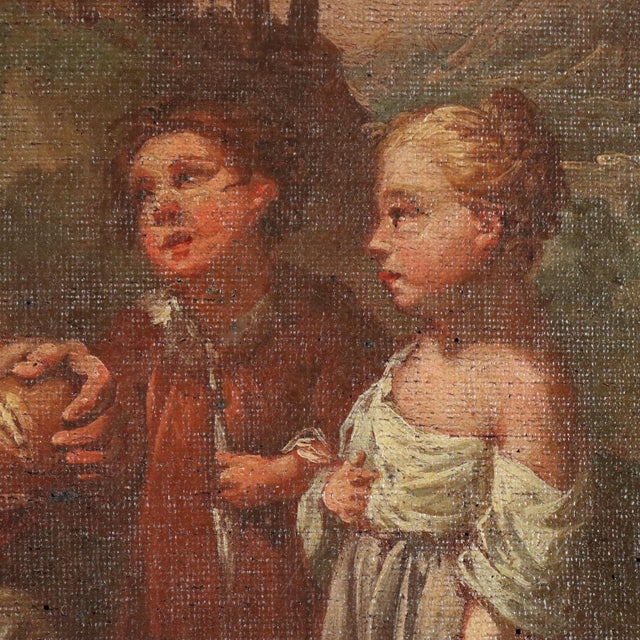 Allegory of Charity, Oil on Canvas For Sale - Image 4 of 9