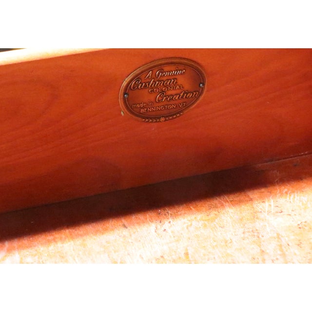 Mid 20th Century Cushman Colonial Peter Stuyvesant Four Drawer Dresser For Sale - Image 11 of 12