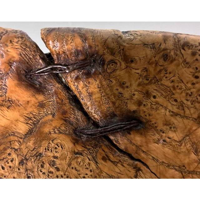 Monumental 18th Century American Burlwood Bowl, Virtually Untouched Historical Significance For Sale - Image 9 of 12