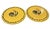 Vintage French Country Yellow Ceramic Rooster Placemats / Trivets - a Pair For Sale - Image 4 of 12