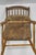 Antique Primitive Rustic French Farmhouse Wooden Faux Bamboo Side Chair For Sale - Image 12 of 14