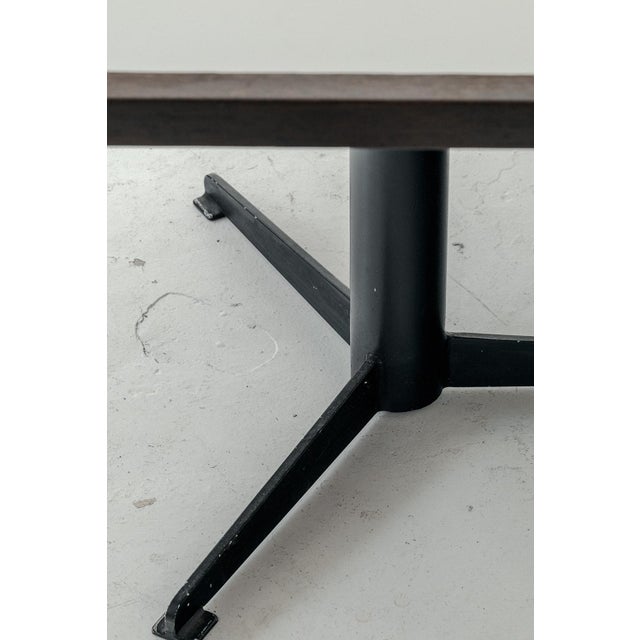 Black Dutch Hexagon Dining Table by Martin Visser for ‘t Spectrum, 1960s For Sale - Image 8 of 10