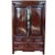 Brown Antique Blackwood and Rosewood Lacquered Cabinet From 19th Century China For Sale - Image 8 of 8