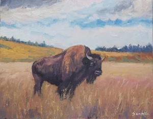 Sean Wu, Original Oil Portrait, Buffalo