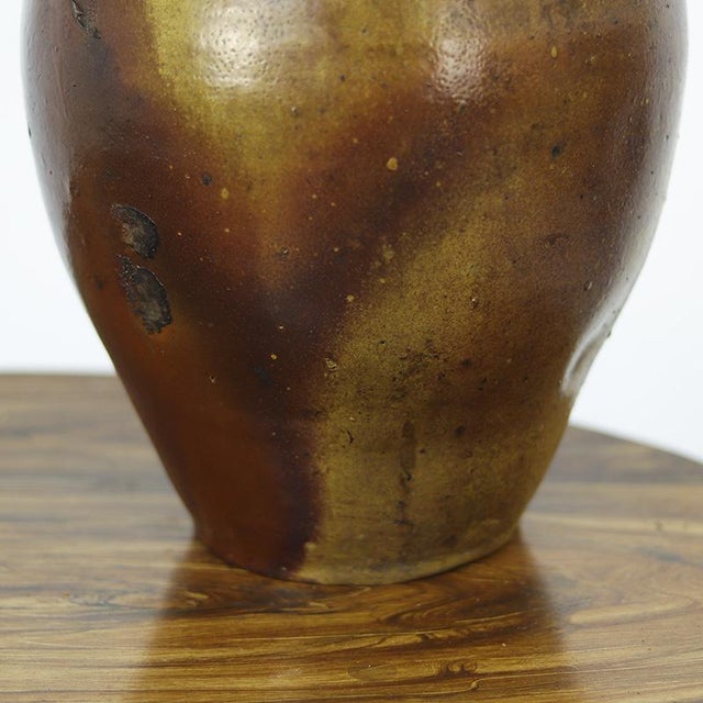Brown 19th Century German Earthenware Jug or Vase For Sale - Image 8 of 11