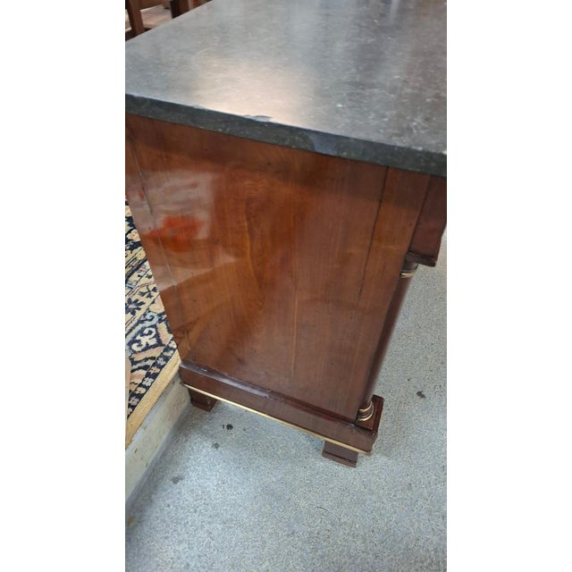 Brown Empire Period Chest of Drawers, 1850 For Sale - Image 8 of 10