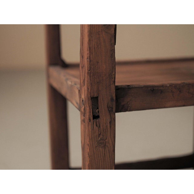 Alpine Folk Art Armchair in Larch and Pine, 1900s For Sale - Image 12 of 15