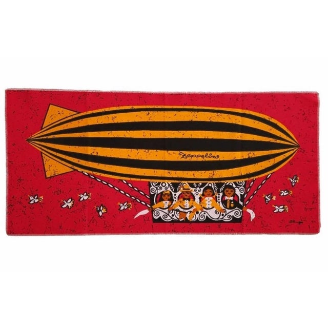 Mid-Century German Pop Art Screen Printed Wall Hanging by Traute Sänger, 1970s For Sale - Image 6 of 6