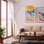 A Peter Morelli original in weathered brass and mustard, designed to float above your favorite room. The Float Arc Lamp is...
