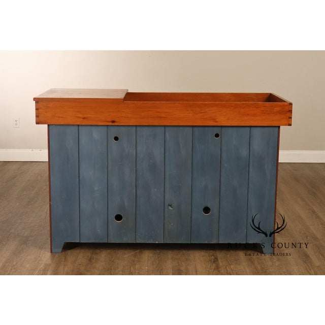 Large Reproduction Dry Sink Made by Wayne Kramer For Sale - Image 14 of 18