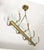 Italian 1930s Italian Art Deco Brass and Glass 8-Light Pendant For Sale - Image 3 of 15