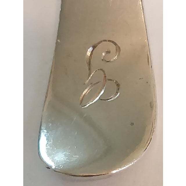 Early 20th Century Two Vintage American Sterling Silver Small Ladles, Attributed to Watson Company, Momogrammed For Sale - Image 5 of 5