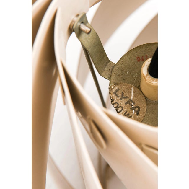 Pendant Lamp in Gray Lacquered Metal by Louis Weisdorf, 1950s For Sale - Image 9 of 10